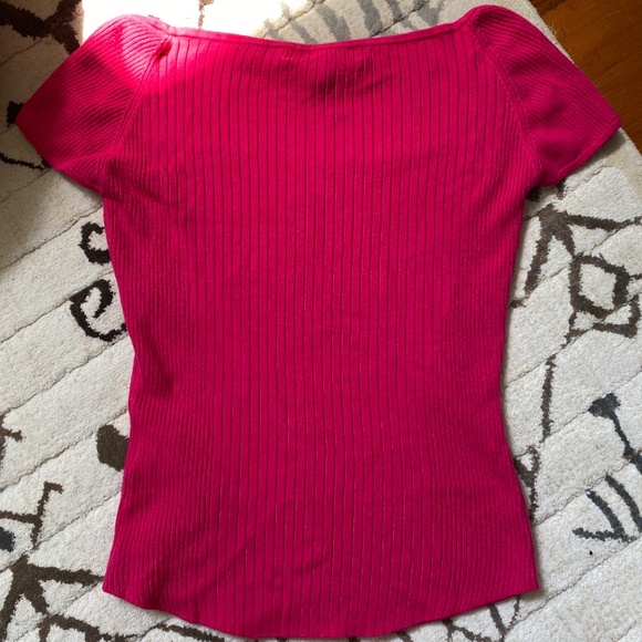 Guess Silk Blend Short Sleeve Shirt - Picture 3 of 5